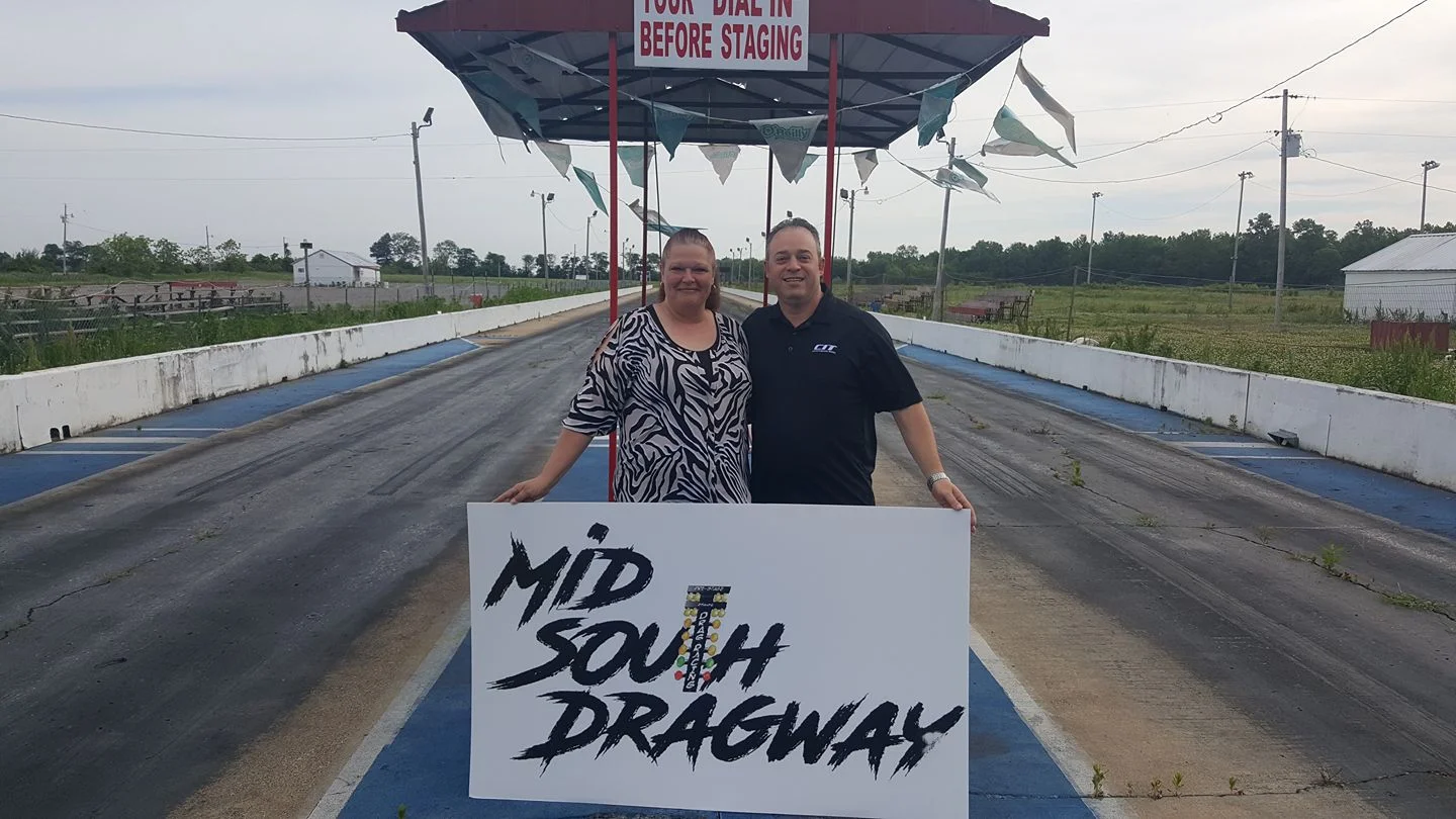 Midwest Drag Racing Staples Gino Cavallo & Lynne Ryan Purchase Mid South Dragway