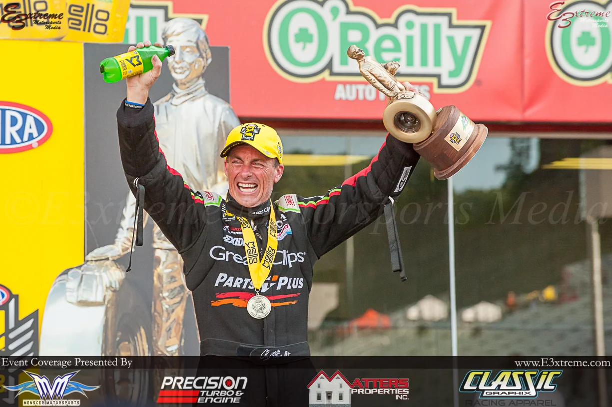 Clay Millican Captures his First Ever NHRA National Event Wally!!