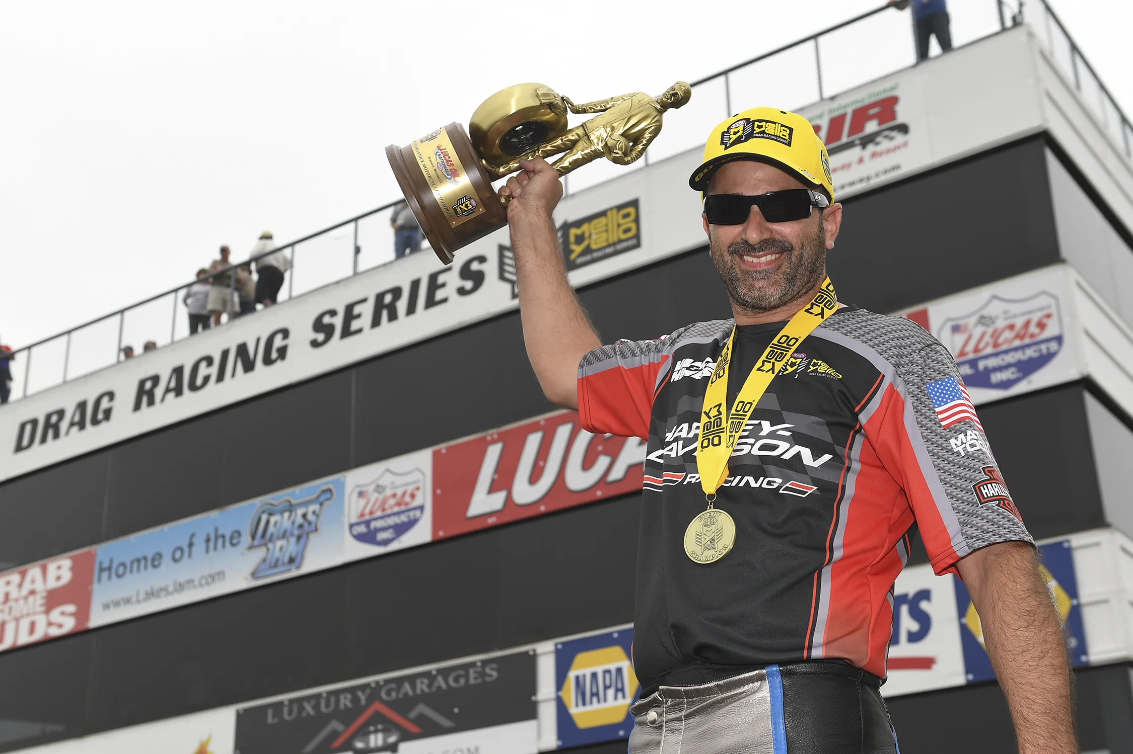 Eddie Krawiec Pro Stock Motorcycle Photo via NHRA