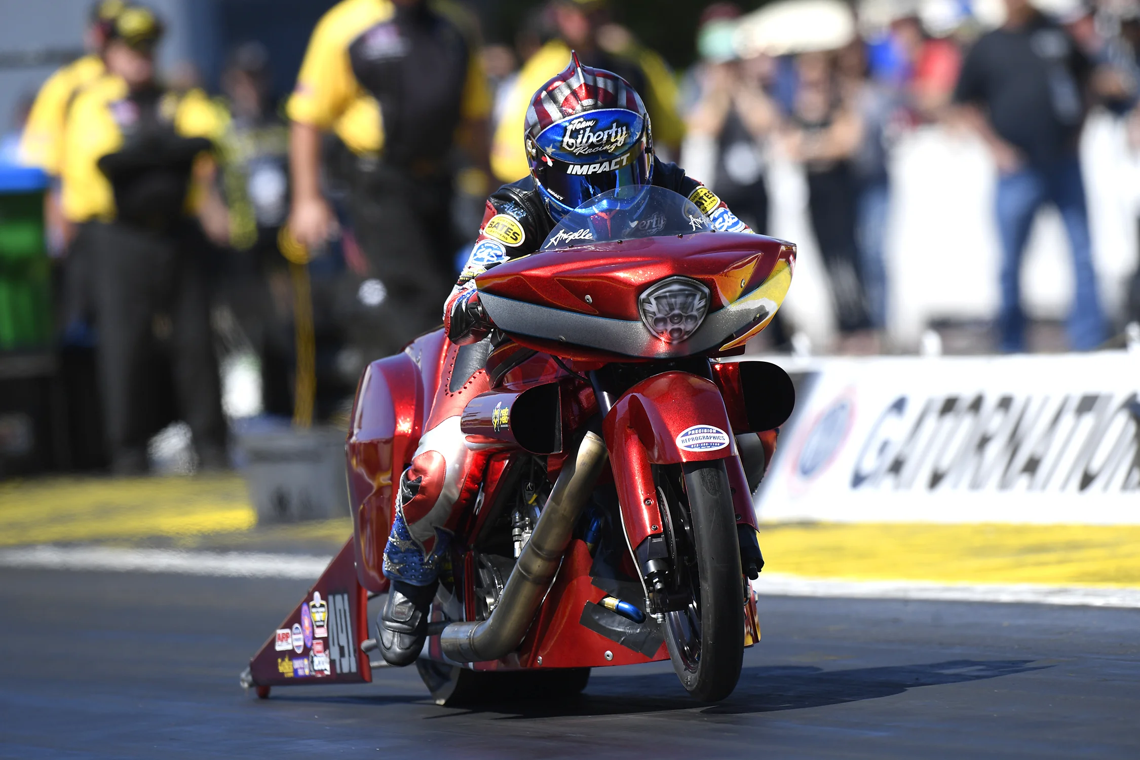 The Twilight Zone? Angelle Sampey joins Vance &amp; Hines Harley-Davidson team.