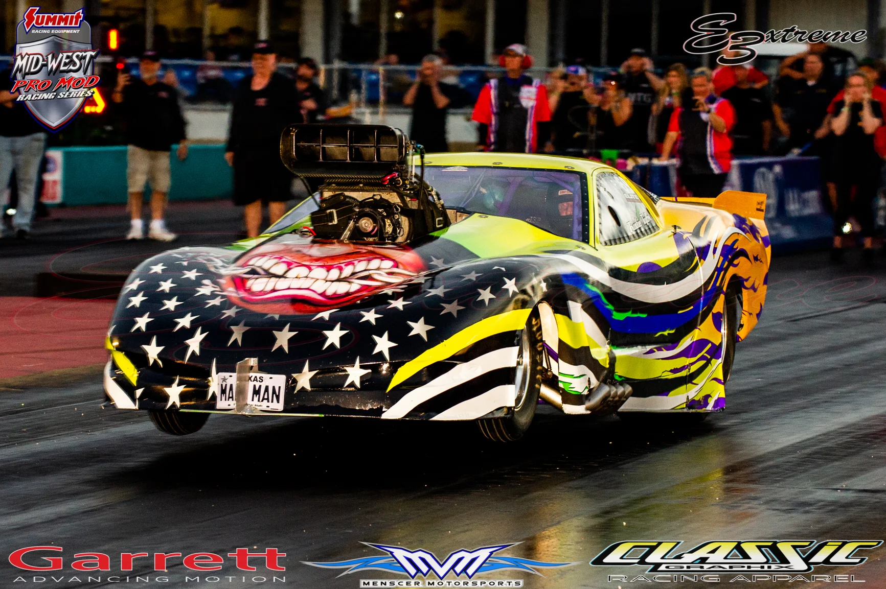 Iconic Frankie Taylor Wins, along with Heckel, Hickl, Hudgins, &amp; Folse at Mid-West Pro Mod Season Opener