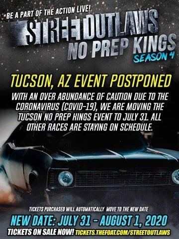 NPK No Prep Kings Tucson Postponed. 