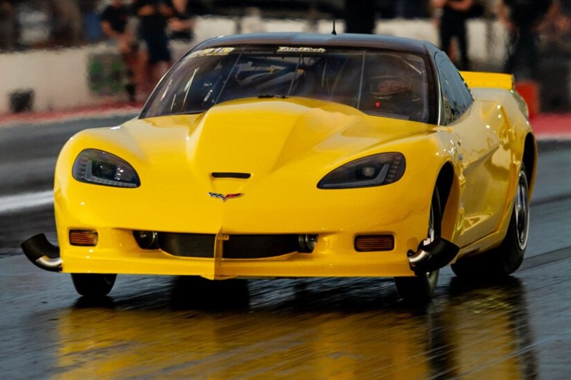 One Door Closed Another Opens. Sullivan to wheel Woody's Vette in Pro Mod at NMCA Opener