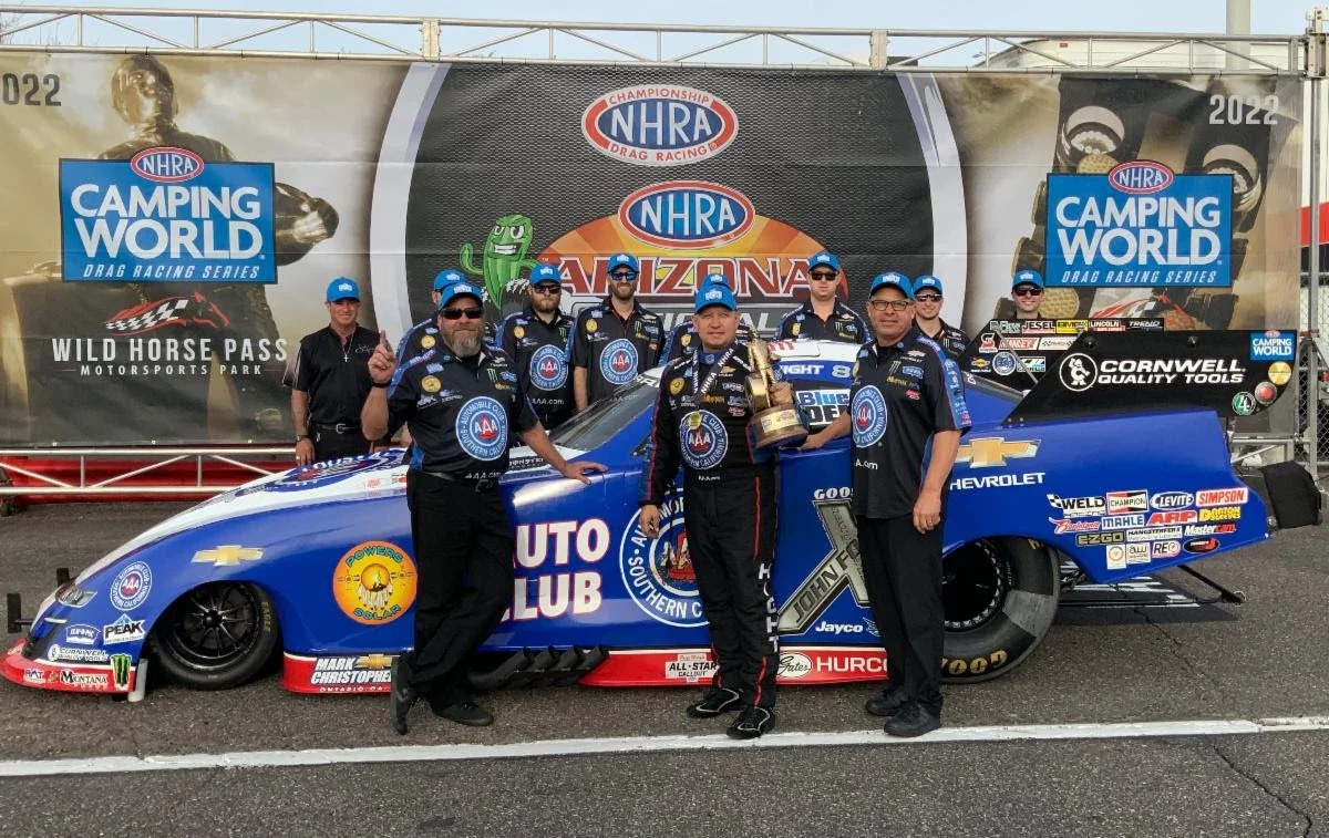 ROBERT HIGHT AND AUTO CLUB CHEVY DOMINATE FUNNY CAR WITH WIN AT NHRA ARIZONA NATIONALS