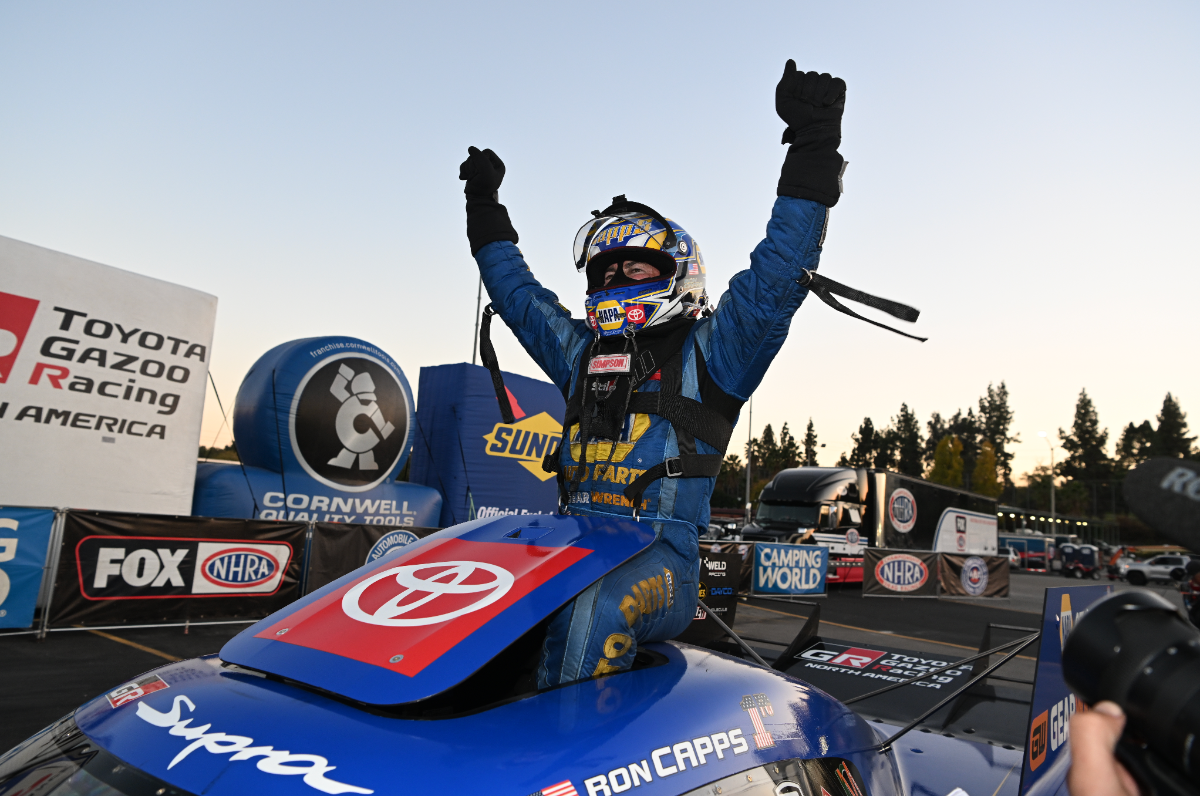 Ron Capps Clinches Third NHRA Funny Car Championship, First for Ron Capps Motorsports in its Rookie Season