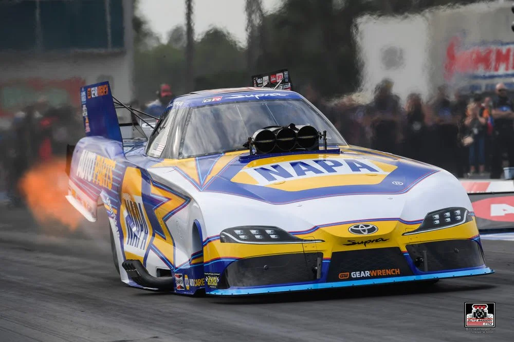 Defending NHRA Funny Car World Champion Ron Capps Leaves Gatornationals with One Quick NAPA Toyota GR Supra