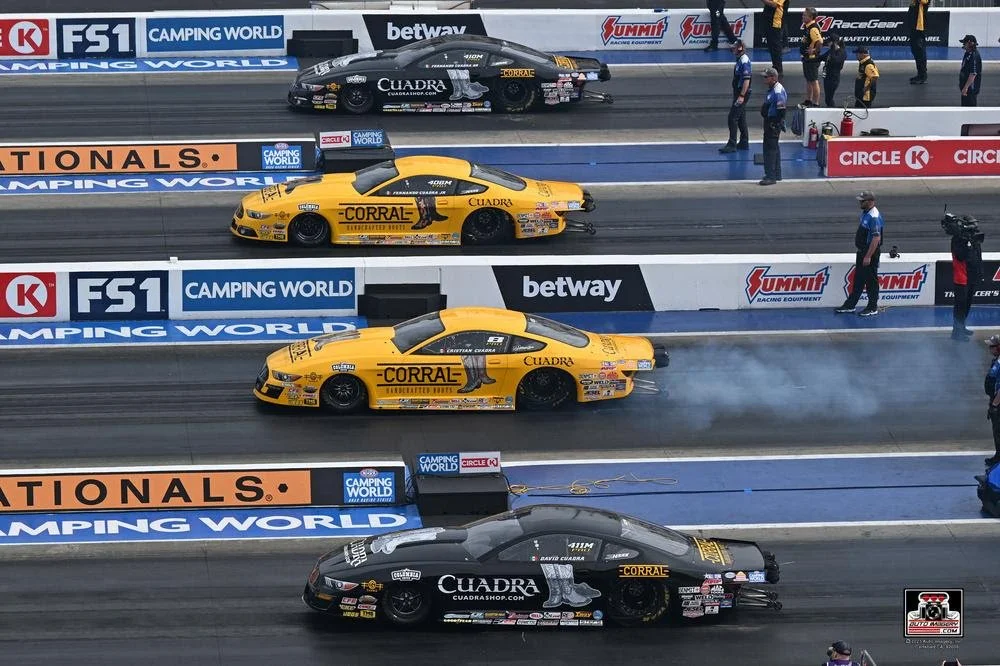 Elite Motorsports Drivers, The Cuadra Boys, Make History With First Family Four-Wide Pass