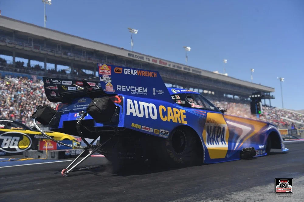 Ron Capps Finishes Third in Electrifying Four-Wide Nationals Funny Car Final in Las Vegas