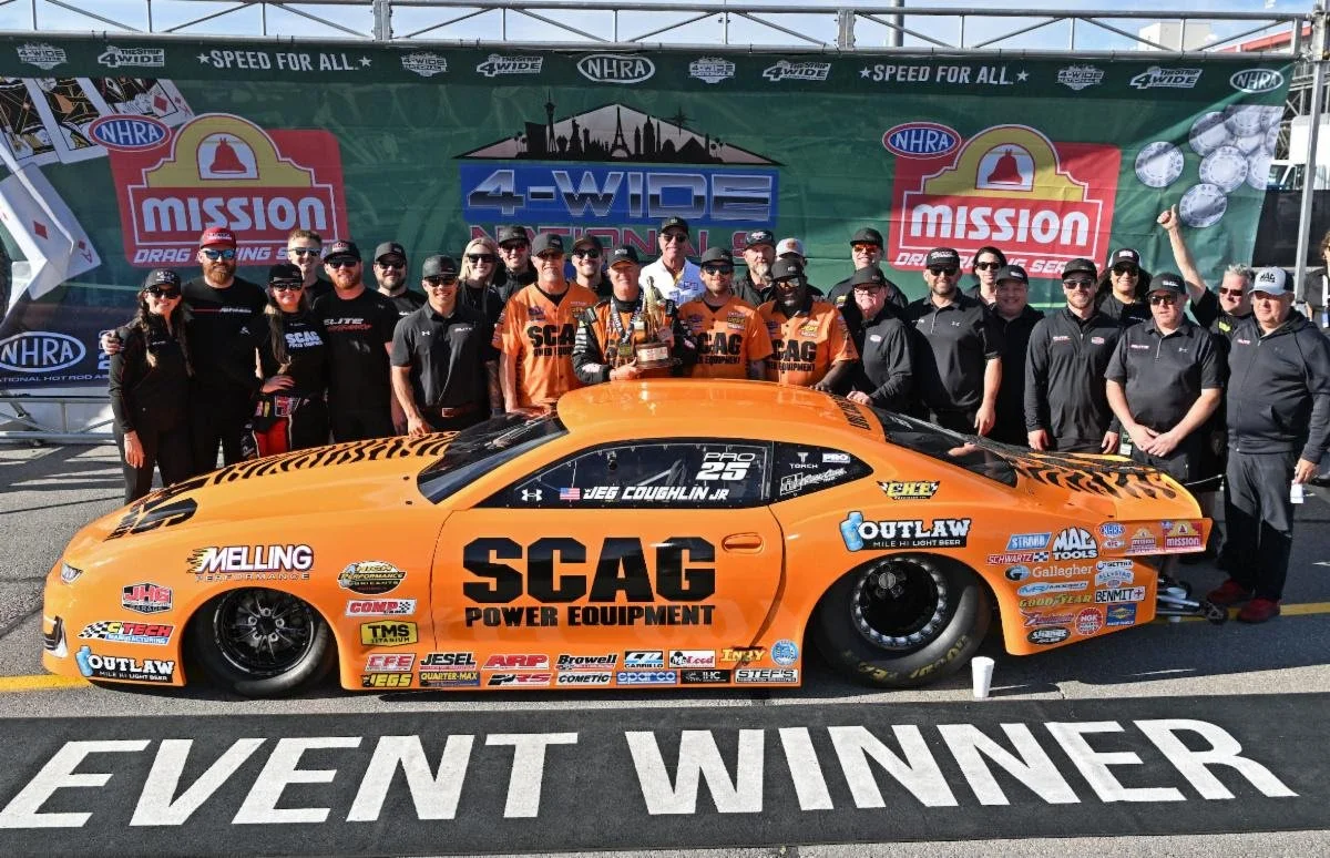 JEG COUGHLIN JR. WINS LAS VEGAS NHRA FOUR-WIDE NATIONALS