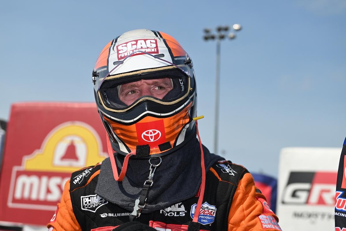 JUSTIN ASHLEY AND SCAG TOYOTA DRAGSTER LOOKING TO MAKE A MOVE IN BRAINERD