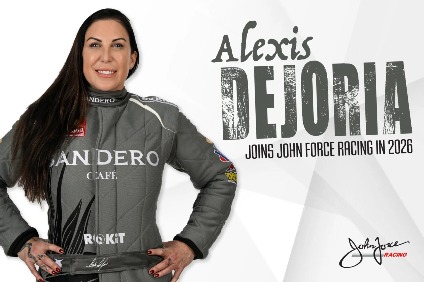 JOHN FORCE RACING EXPANDS WITH SIGNING OF ALEXIS DEJORIA TO DRIVE THIRD FUNNY CAR