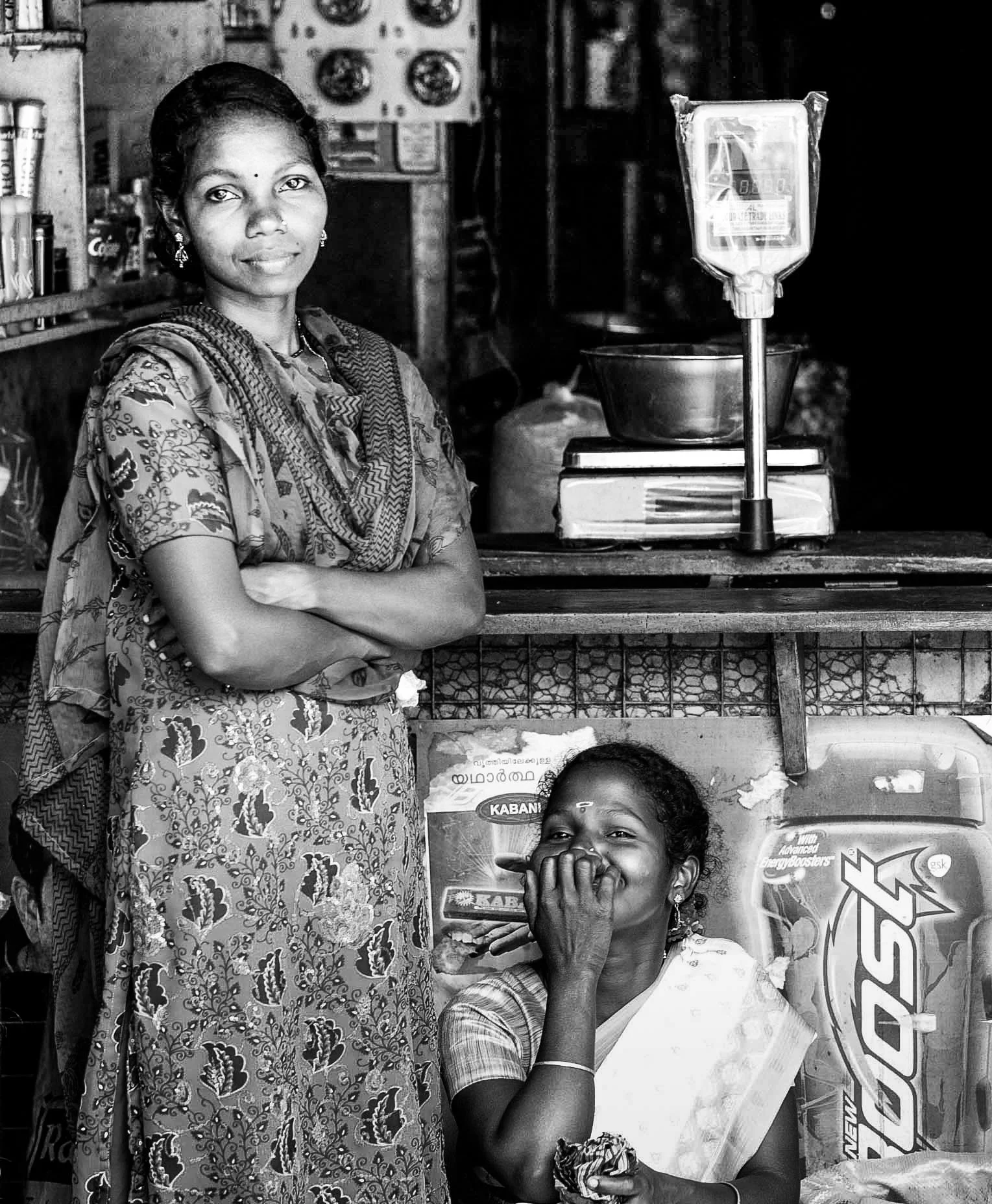 A mother and a daughter
