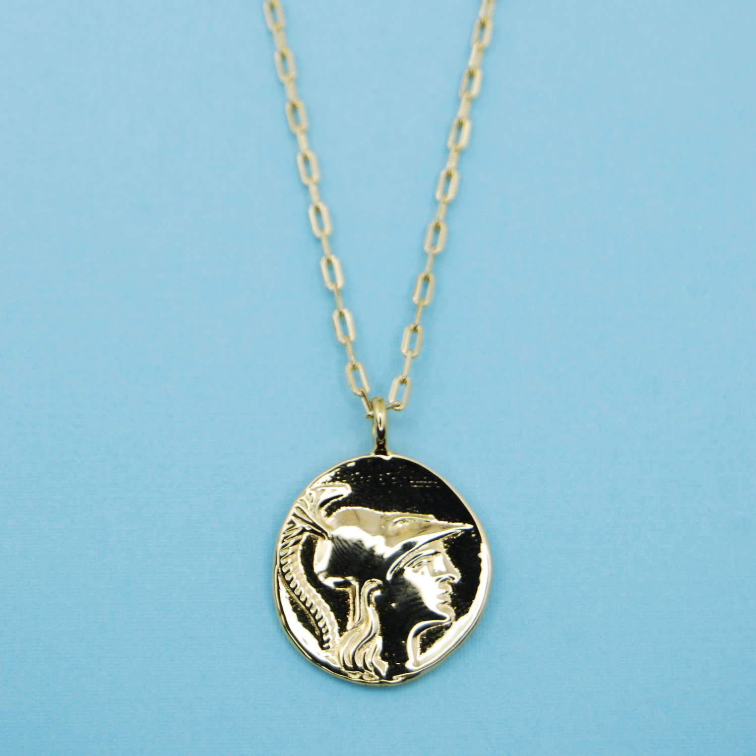 Athena:Nike+Coin+Necklace+ 