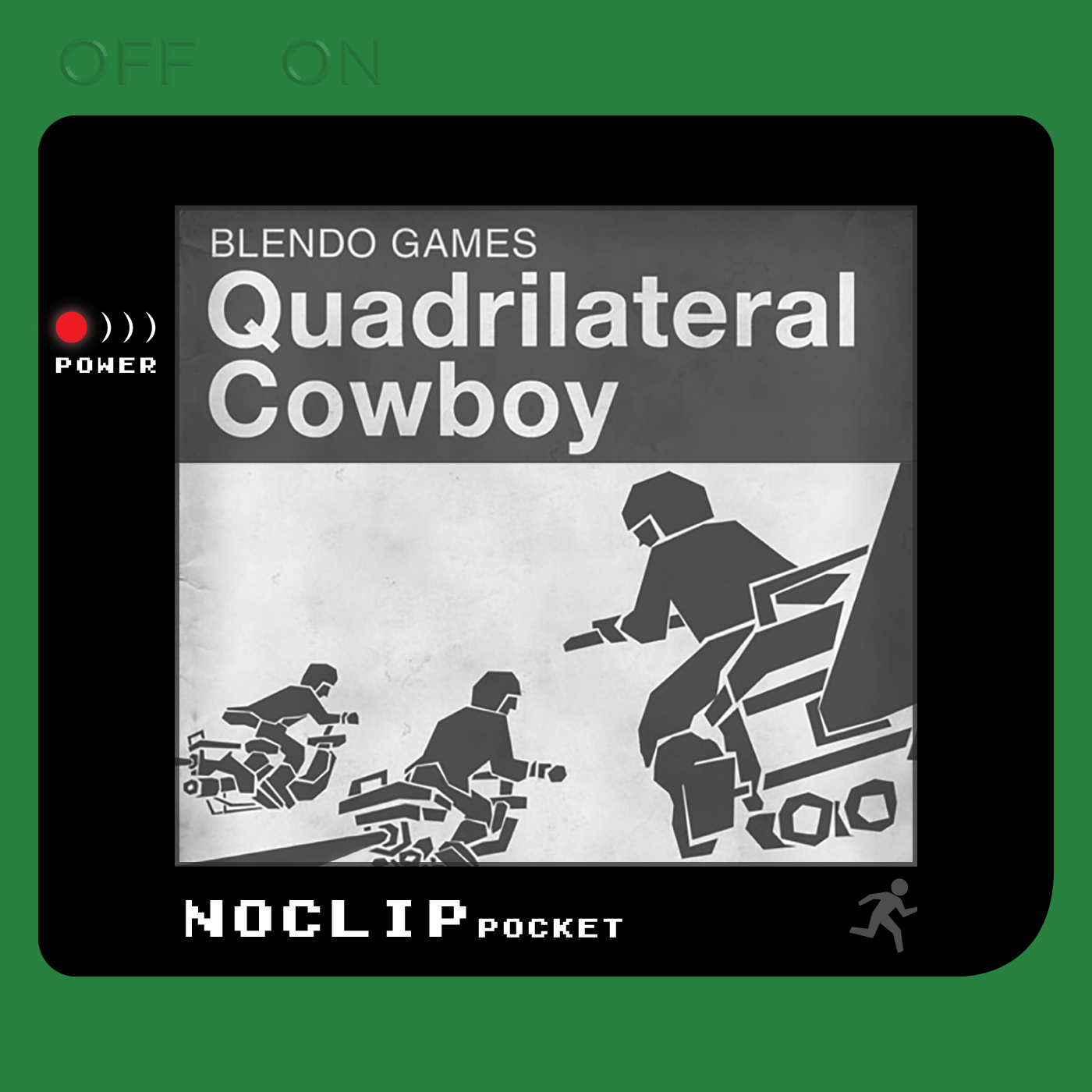 NOCLIP Pocket E97 - Future Retroism - Quadrilateral Cowboy episode artwork