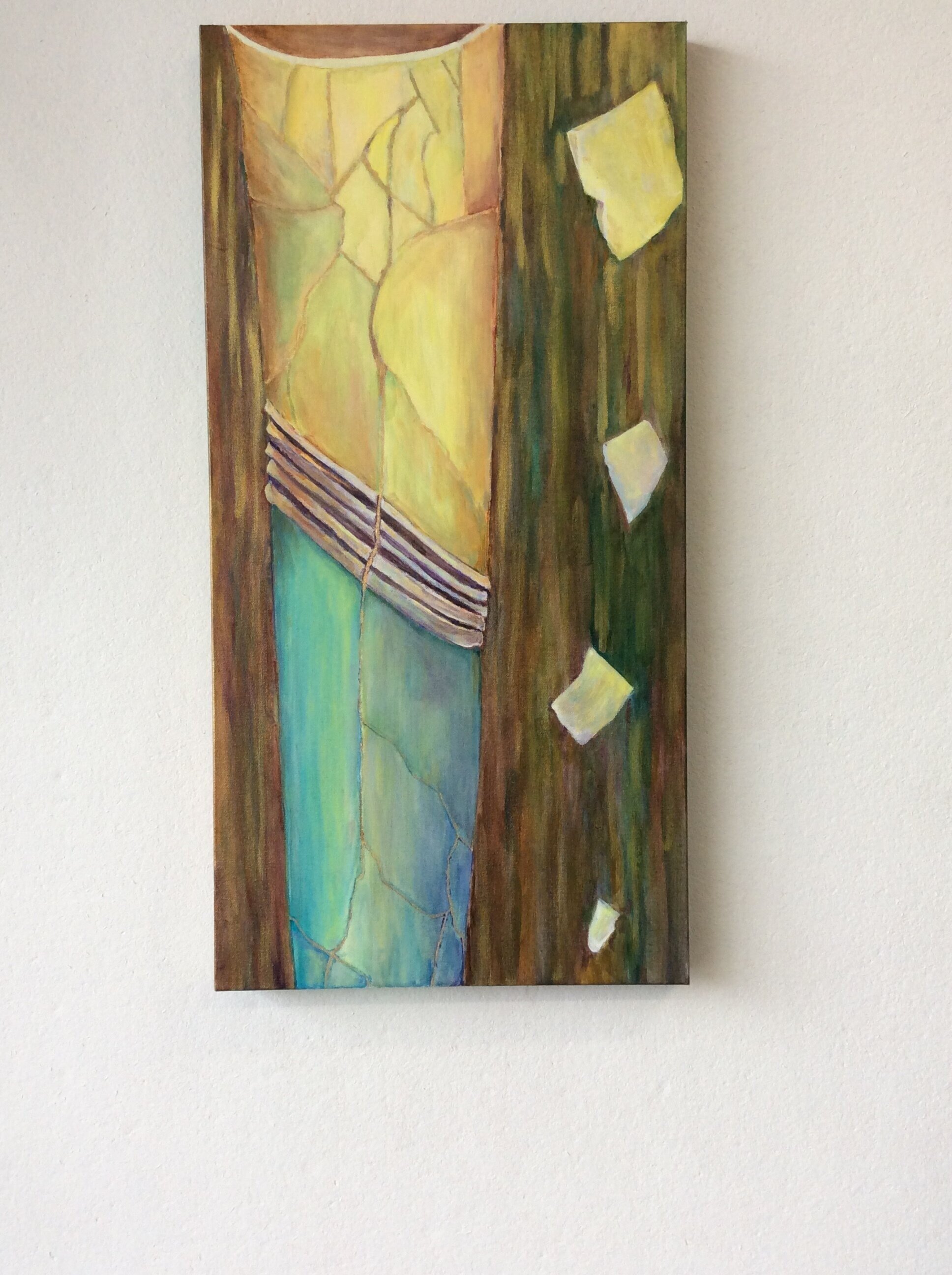 Golden Repair (15"x30") $550.00