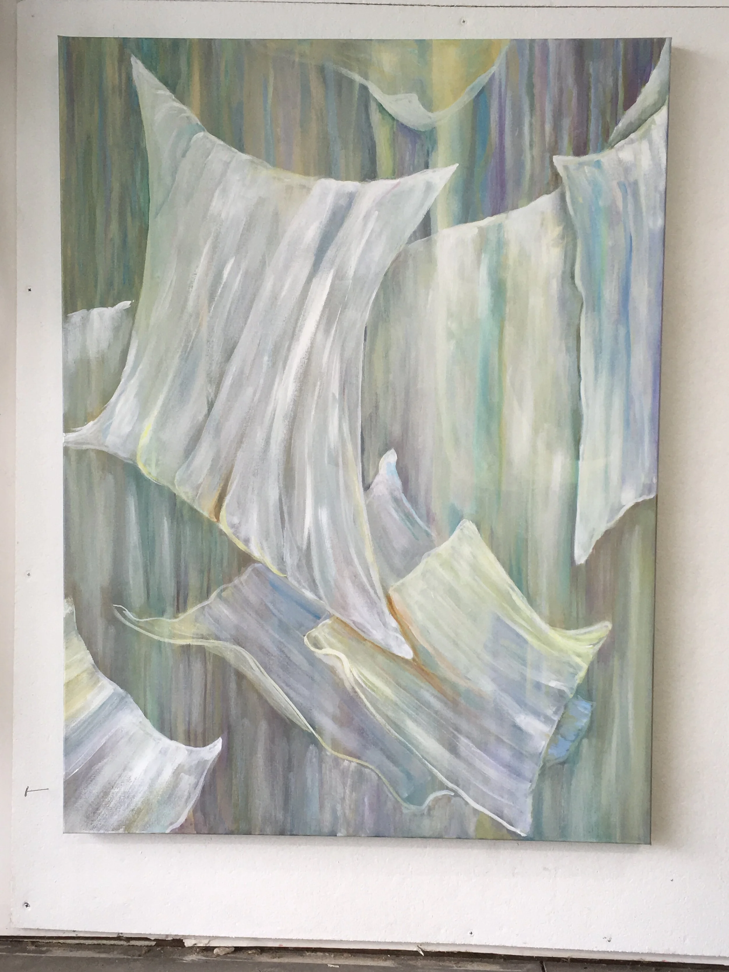 Connected By The Space Between #3 (30'x40") $700.00