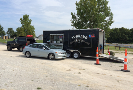  11 Bravo Coffee Truck at the Wentzville VFW.