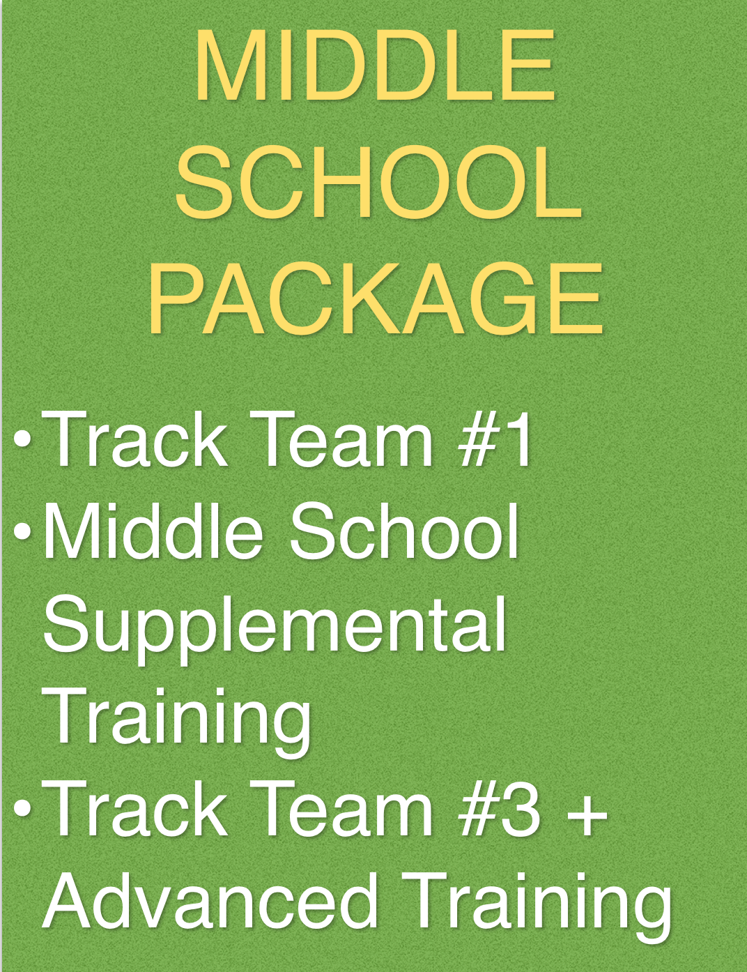 Middle School Package