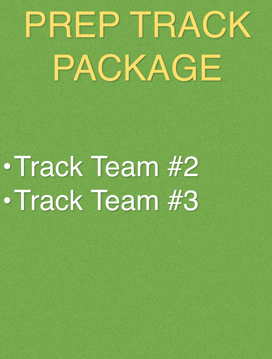Prep Track (#2 & #3) Package (For Elementary Aged)