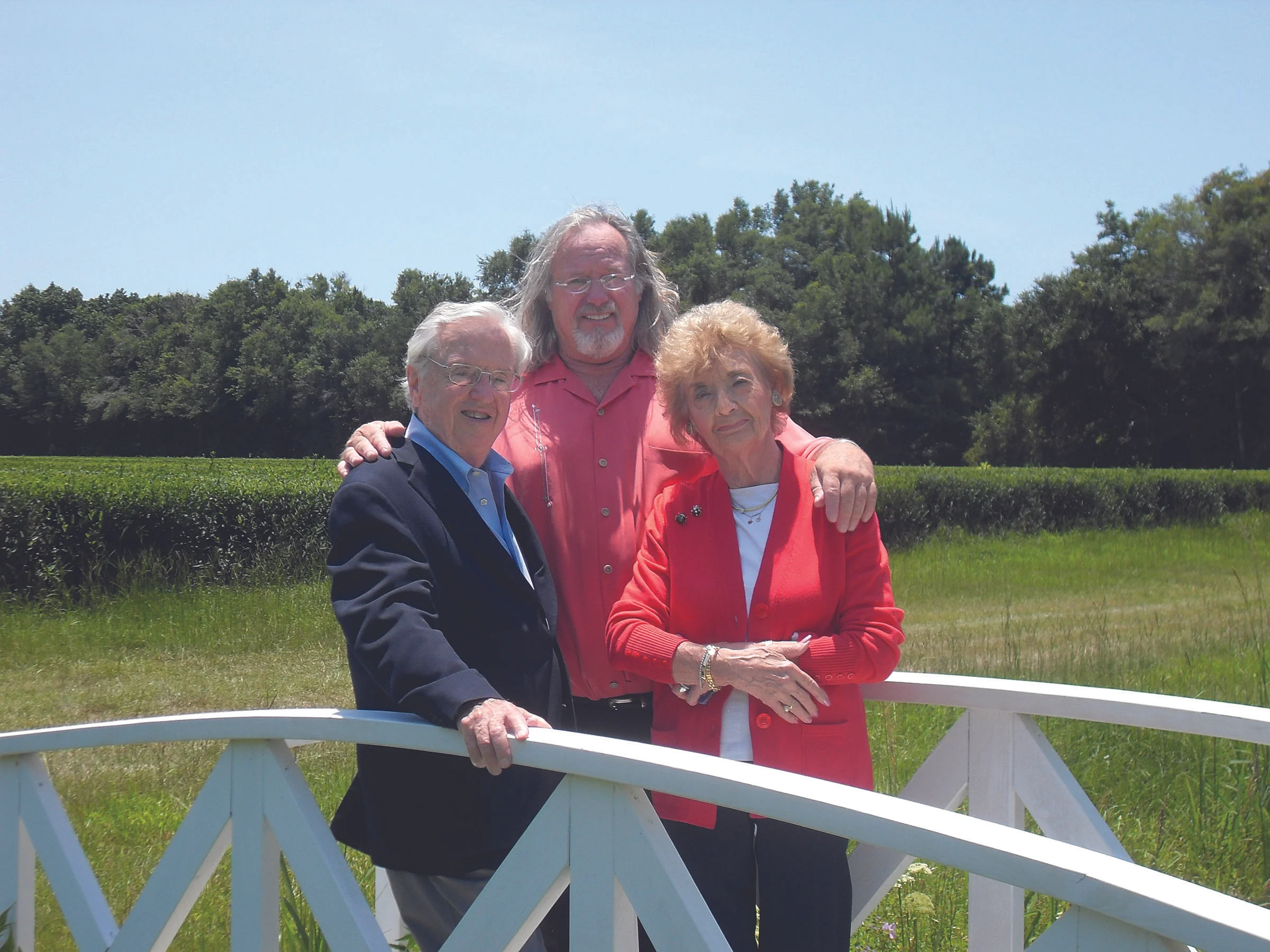 Mr. and Mrs. Bigelow with William Barclay Hall