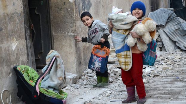 IS militants were driven out of the city of al-Bab by Turkish-backed rebels in February