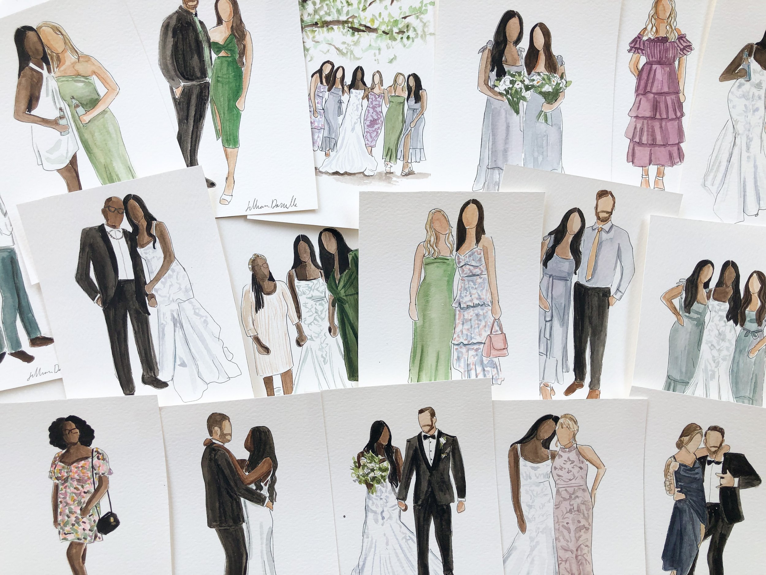 Wedding Guest Portraits for Jaclyn Brewington