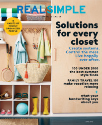 As seen in RealSimple, June 2016