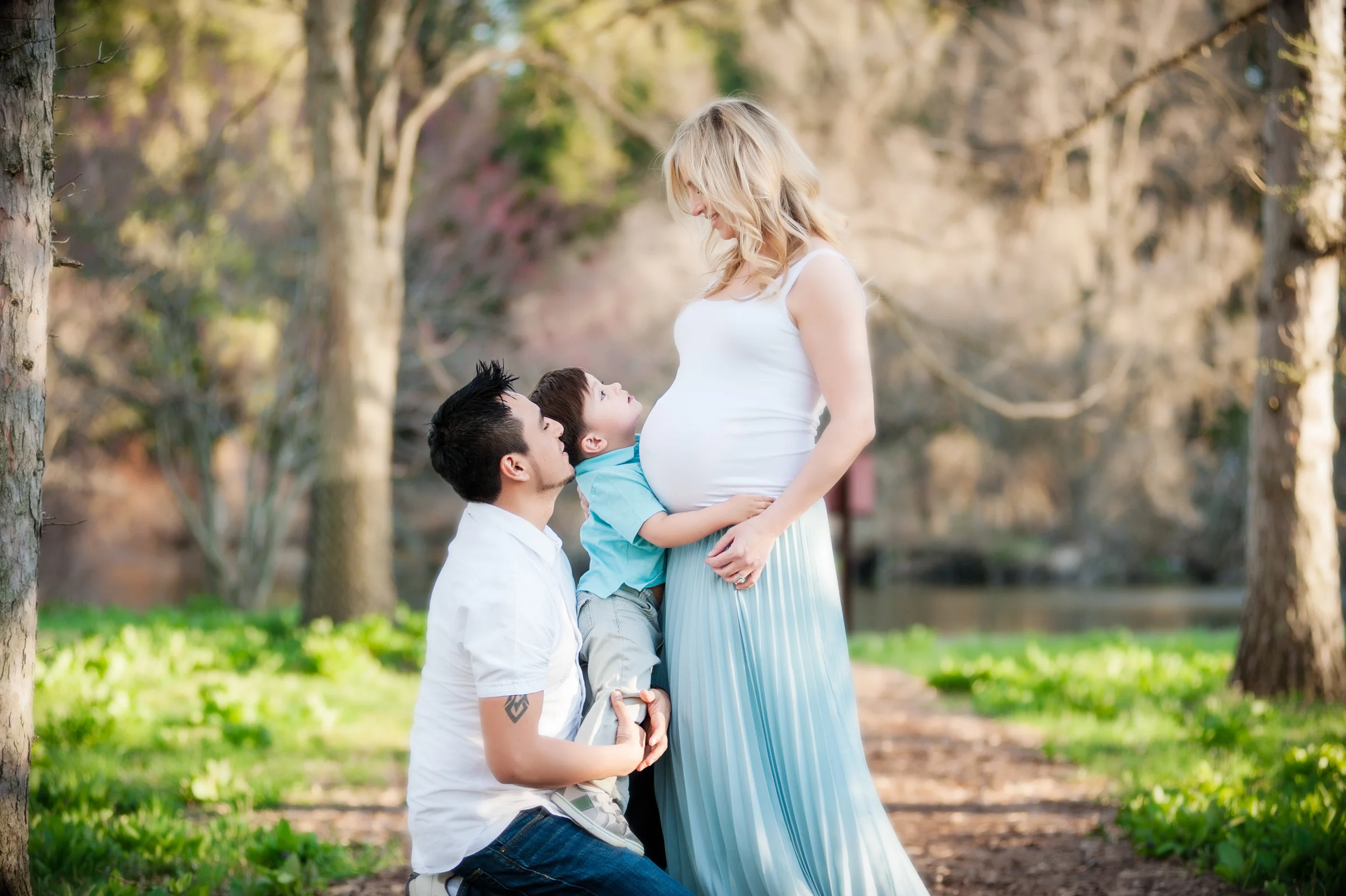 Morton Arboretum Maternity Session | Galina + Chris