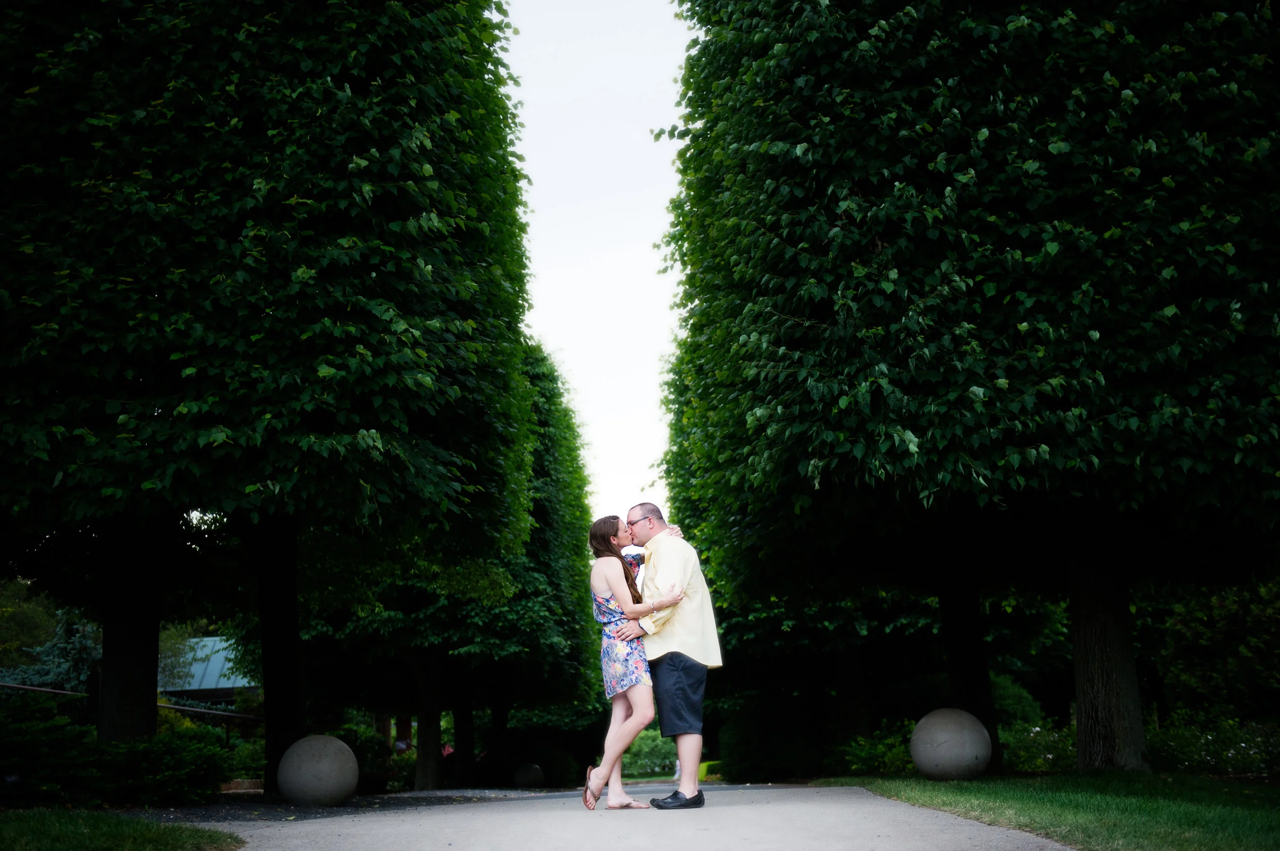 Chicago Botanic Garden Engagement: Colleen + Nick