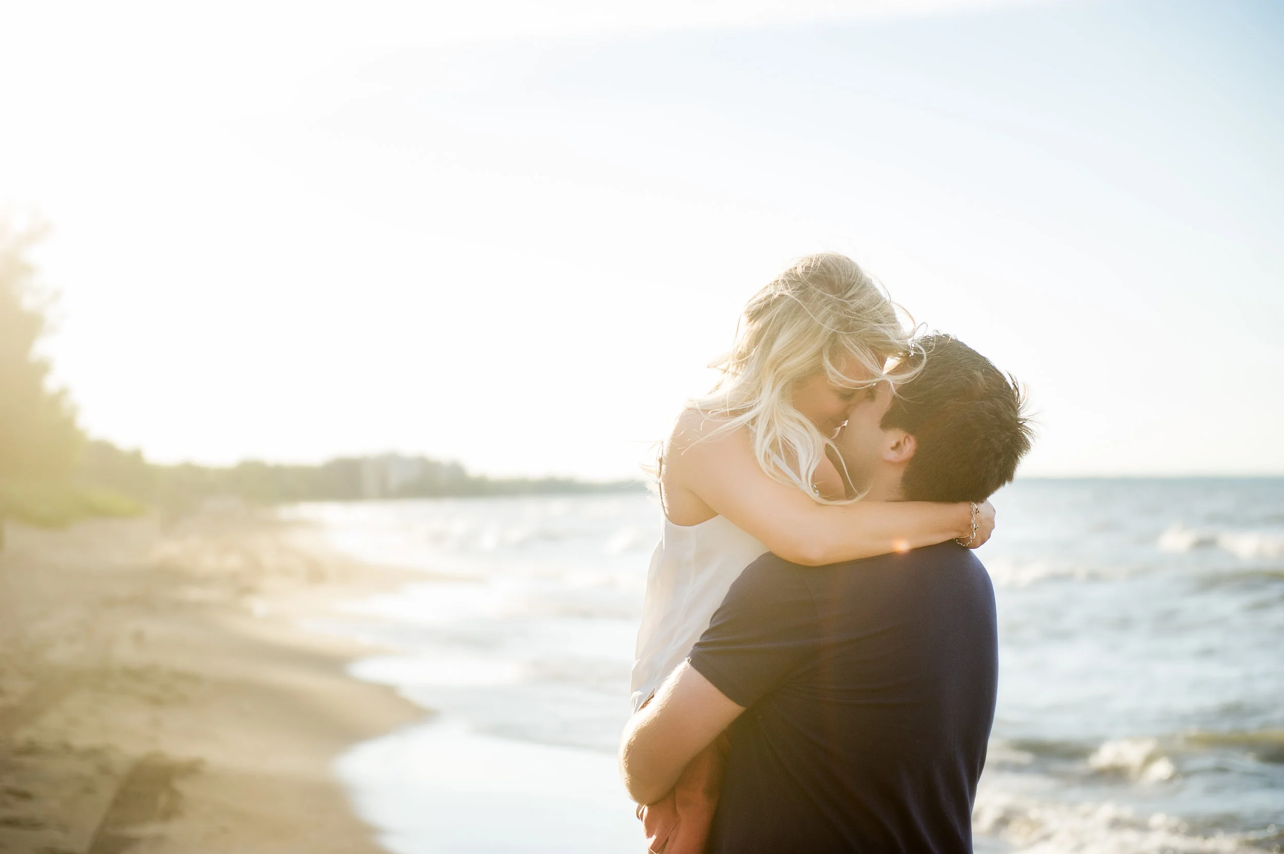 Wilmette Sheridan Shores Engagement: Amanda + Nick