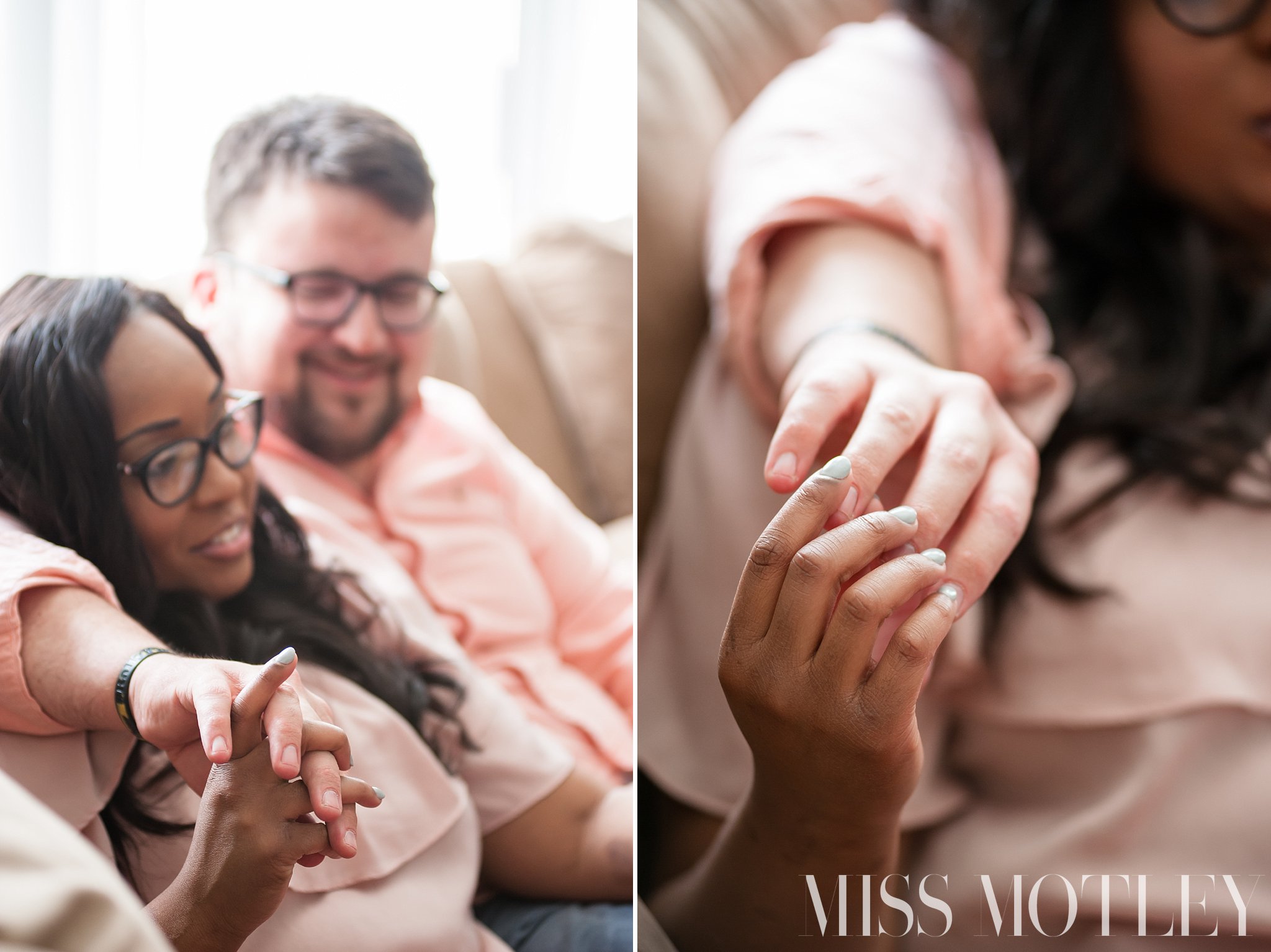   I just love when he holds my hand and how much bigger than mine they are. I feel like my hand was made to perfectly fit inside of his… We were destined to be together. ~RaSheila   