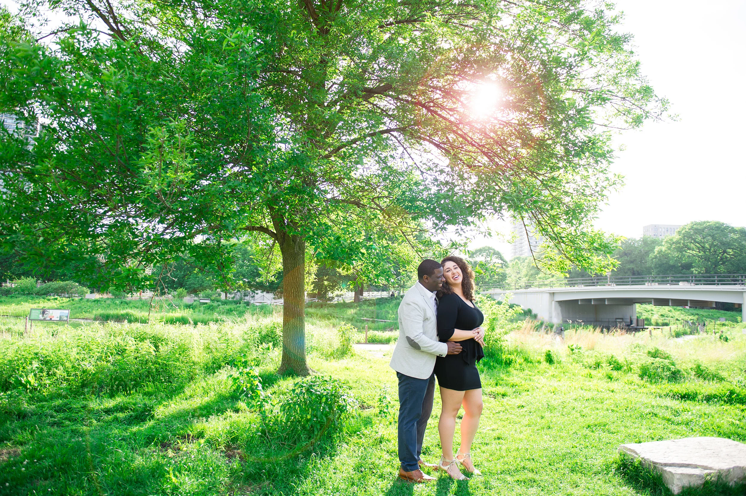 Lincoln Park Engagement Session: Sandra + Aaron