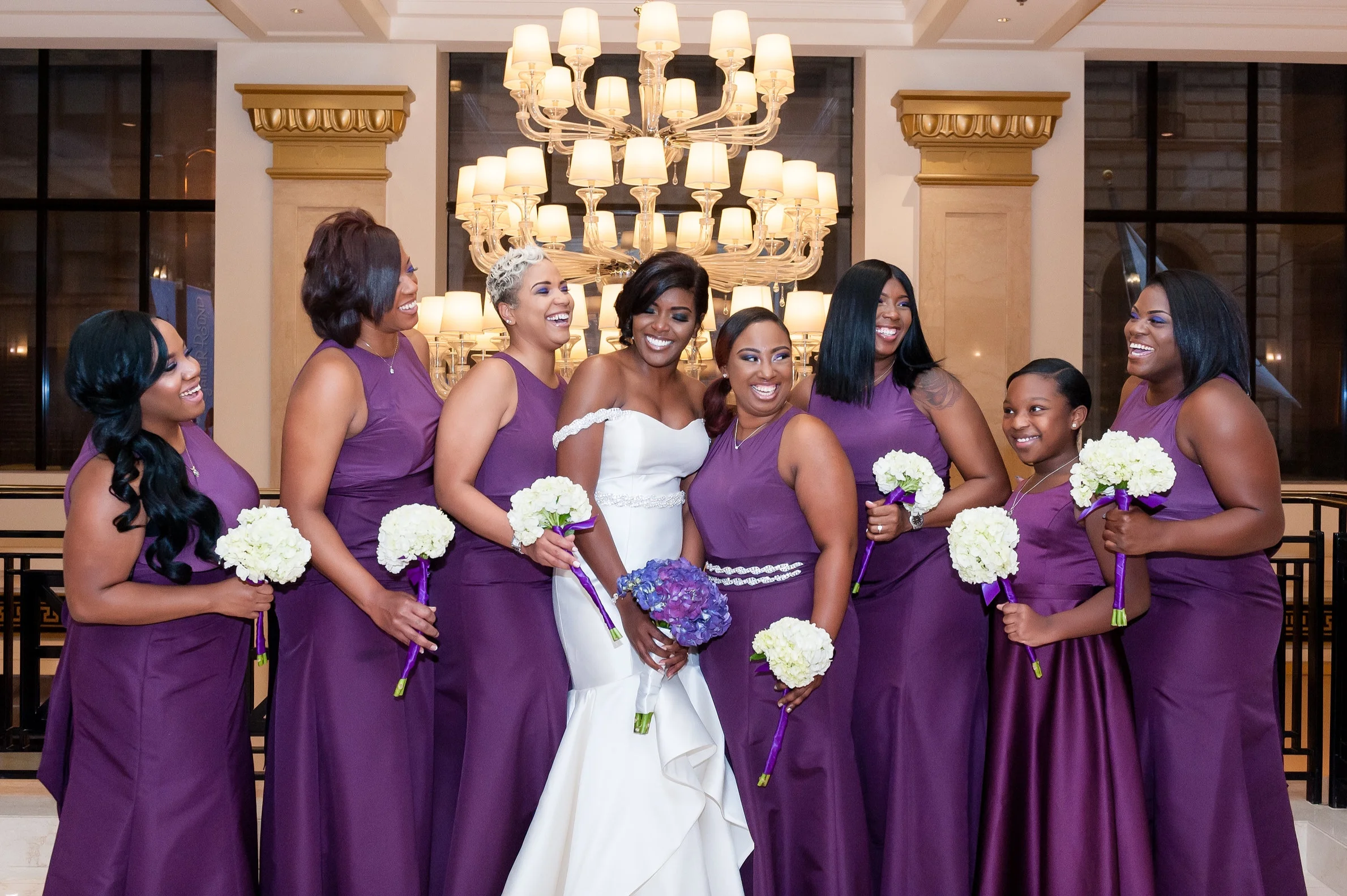   Hotel hallway on a stormy day.  