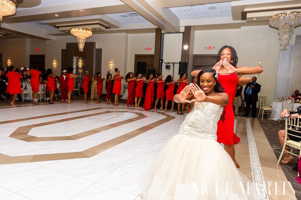   Delta Sigma Theta wedding stroll!!  