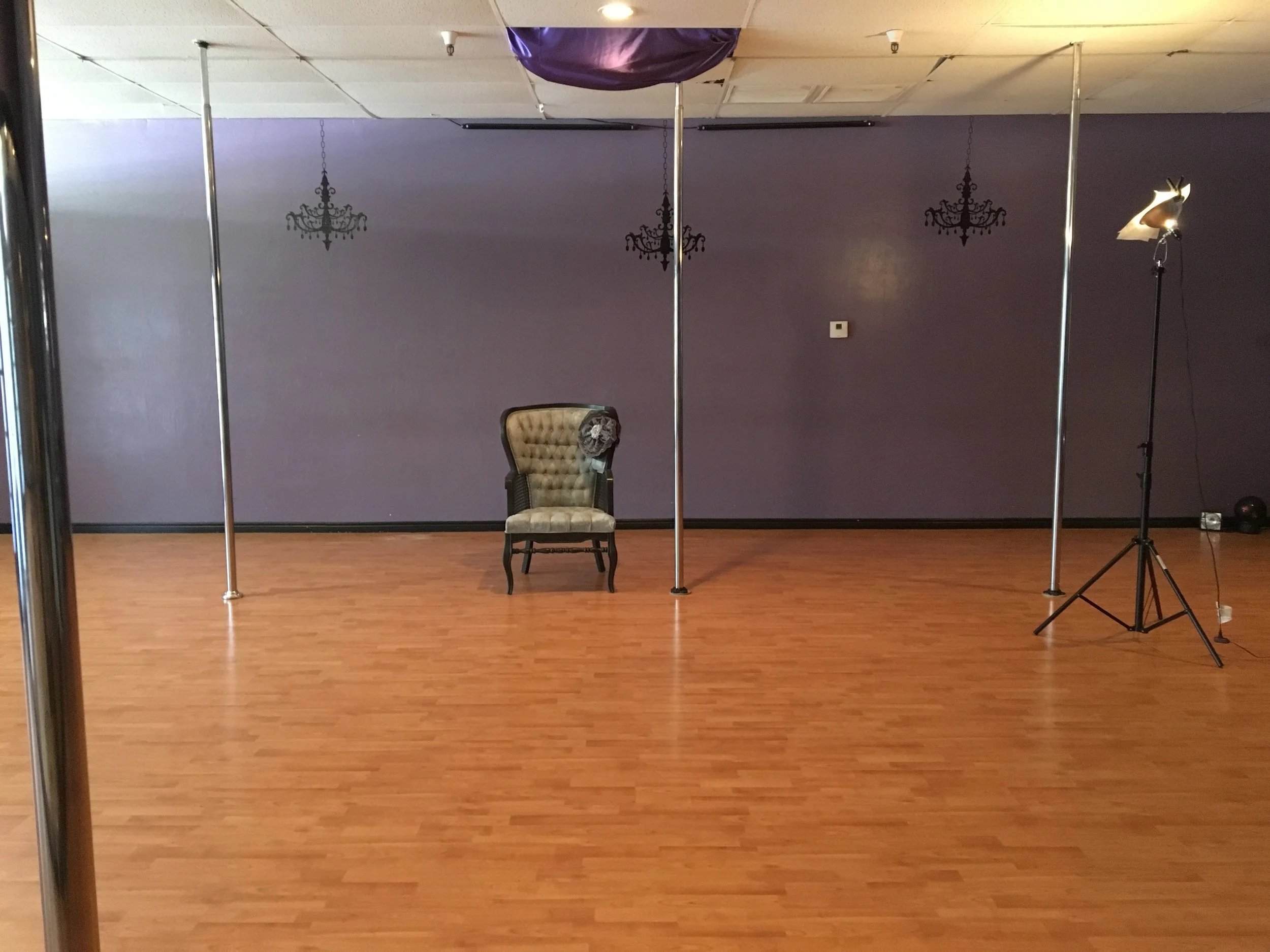 Studio bare chair & pole.JPG