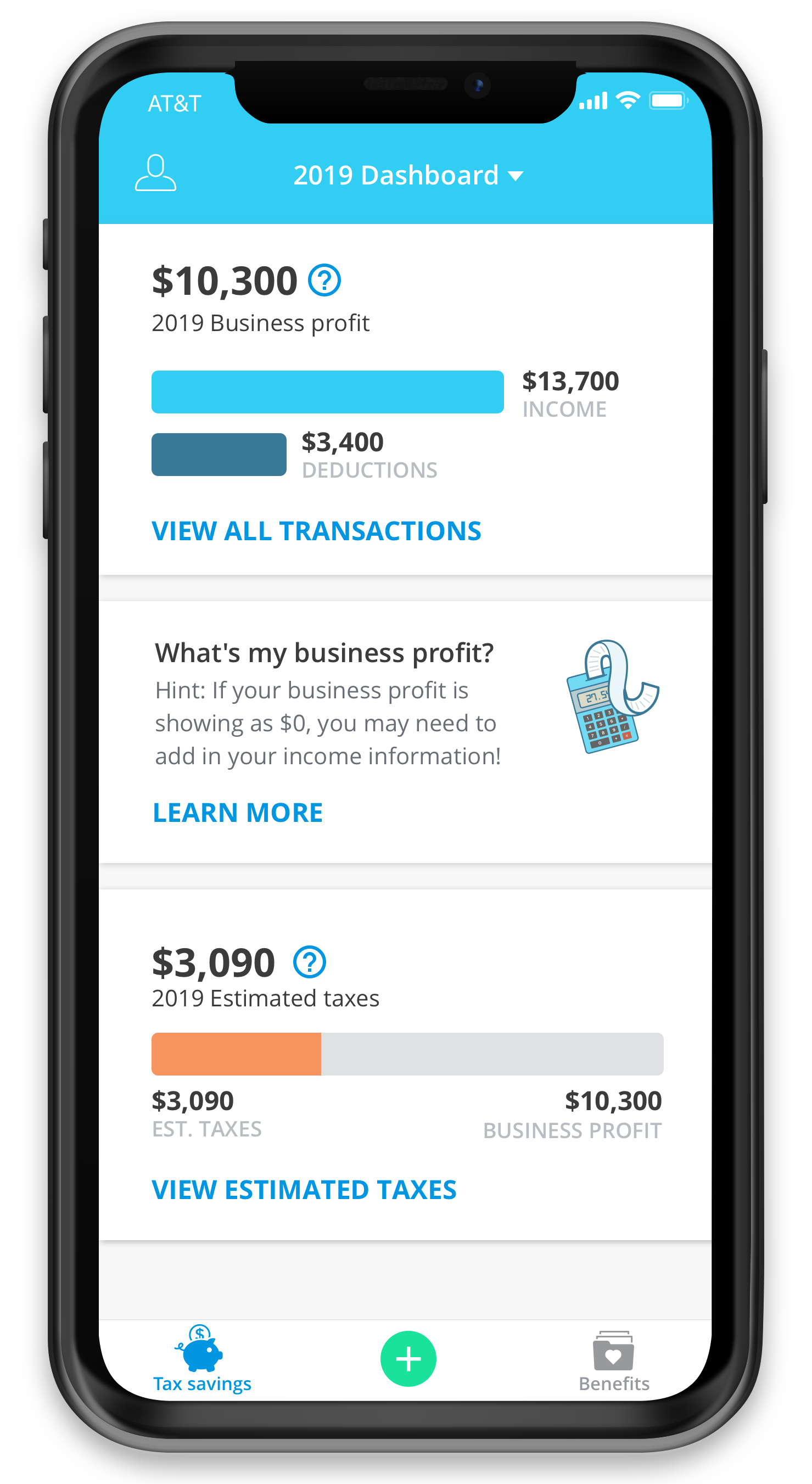 NEW Track & Estimated Taxes in Realtime with Stride Tax