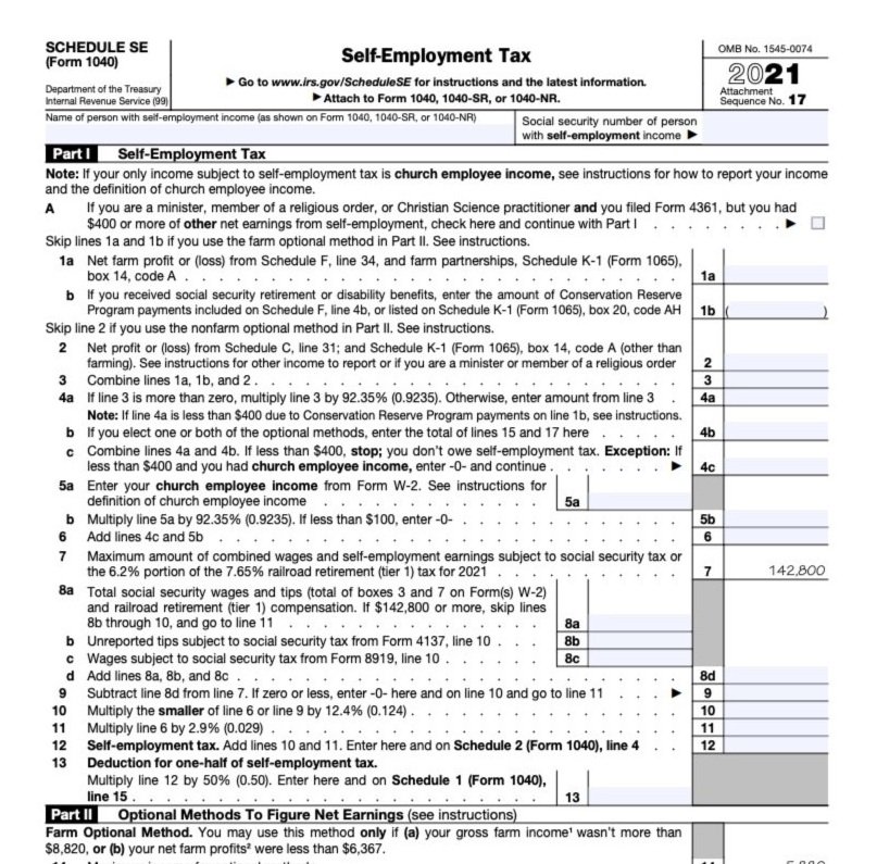 What Is SelfEmployment Tax and Schedule SE? — Stride Blog