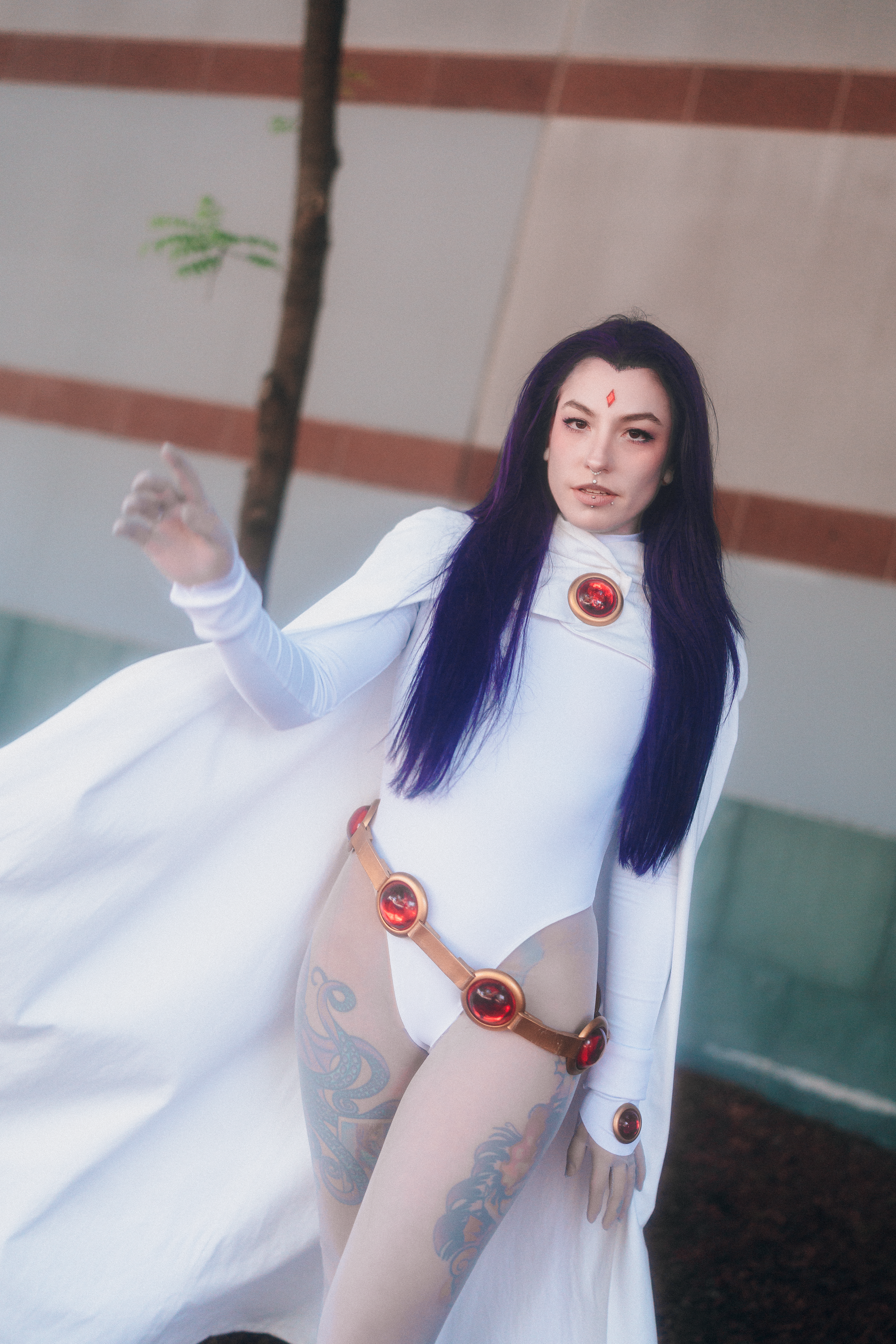  character  white raven | teen titans  cosplay  self-made  photo  shots by minh  
