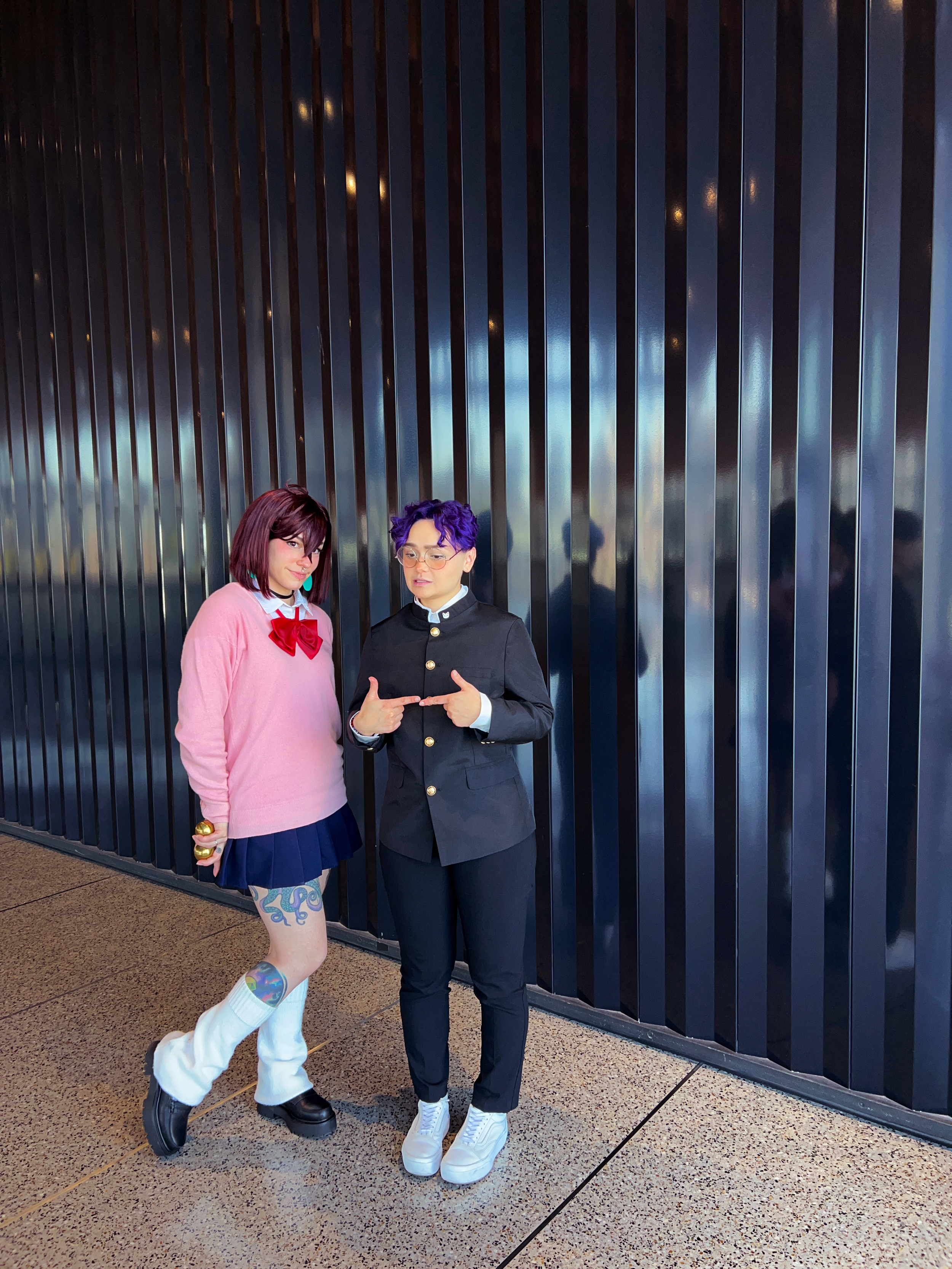  character  momo ayase | dandadan  cosplay  self-made/thrifted  okarun cosplayer  fangz.does  