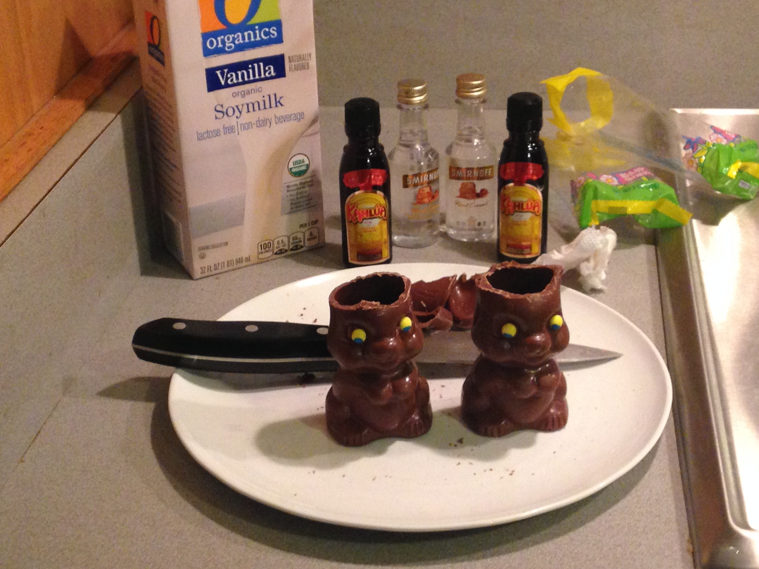 In case you're wondering how I ended up with 2 earless bunnies...