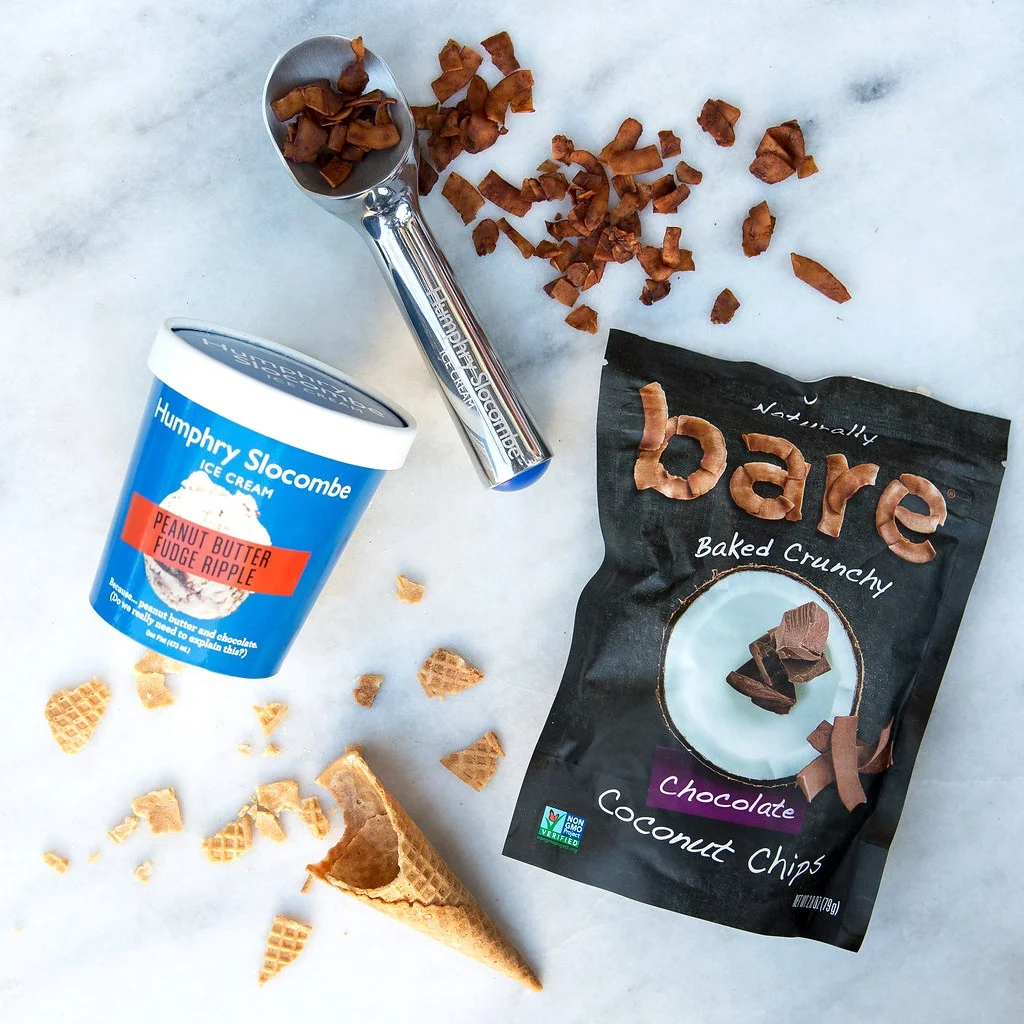 Ice cream party celebrating Bare Snacks & Humphry Slocombe partnership. Image via Tory Putnam