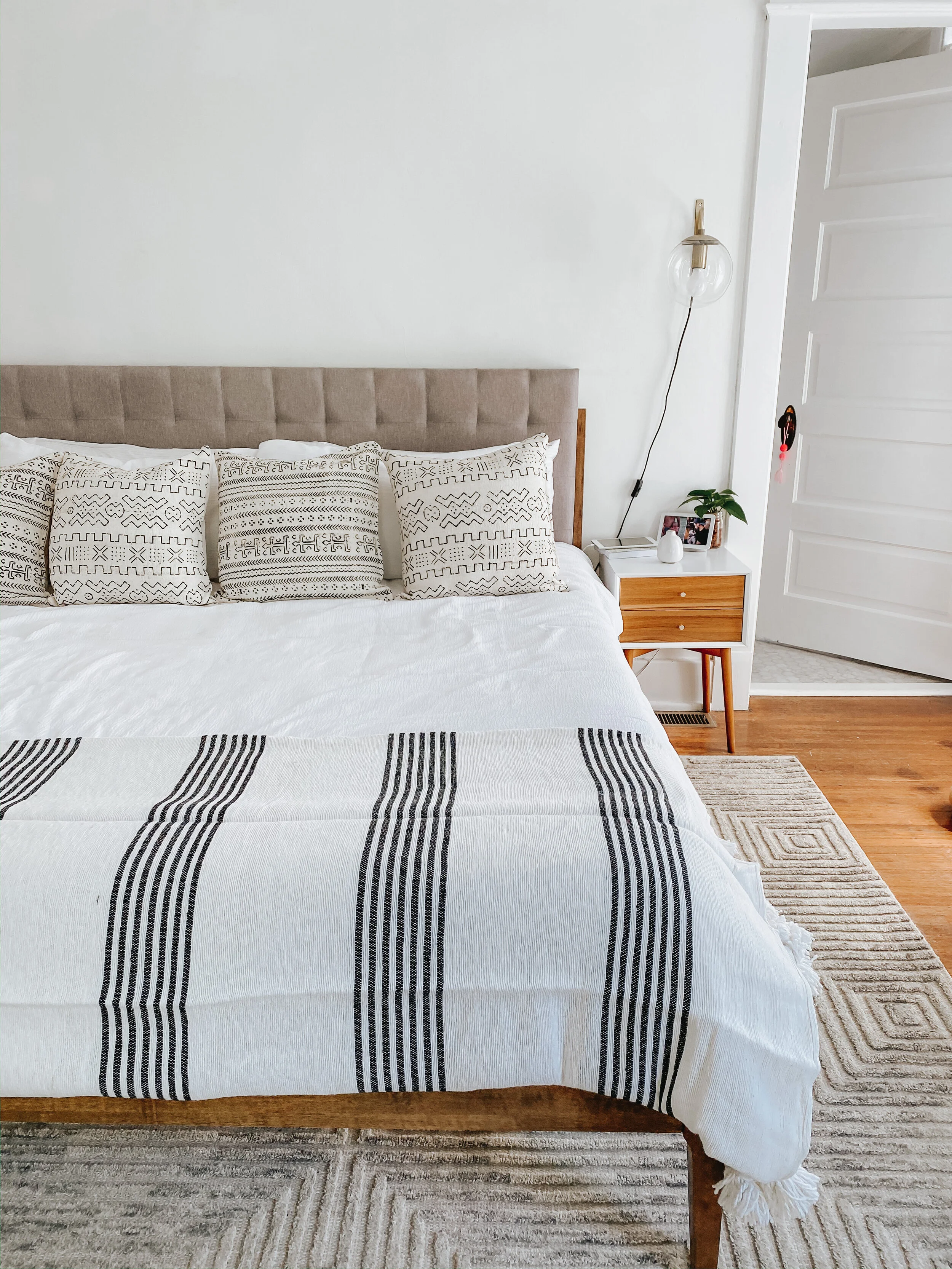 157 - Striped Large Blanket