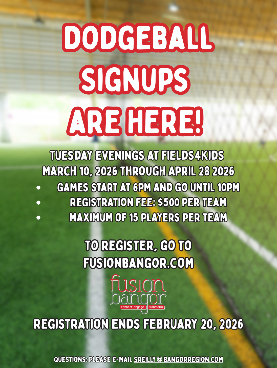 Dodgeball: LAST DAY TO REGISTER