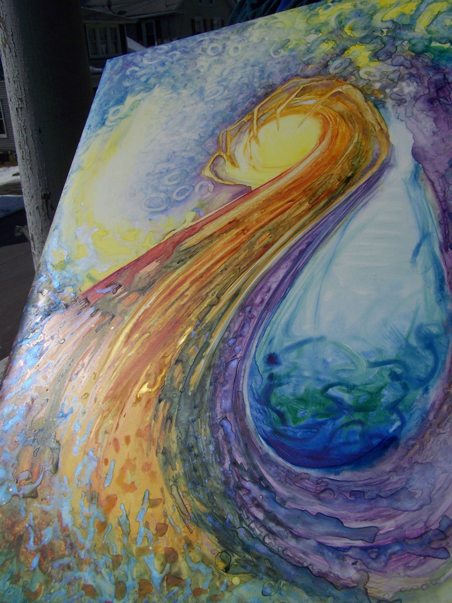 If Sunlight 2015. studio shot by artist Faith M.Saxton
