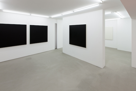  Installation view,  Olivier Mosset , STL, Luxembourg, 2014 