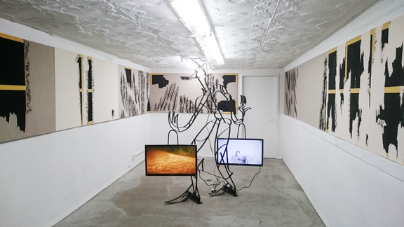  Installation view,&nbsp; International Loner , STL, NY, 2015 