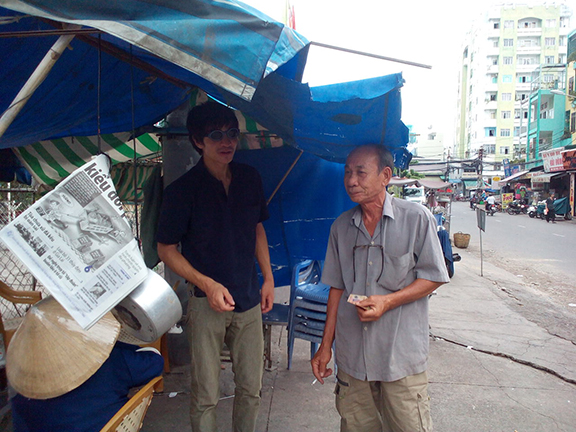  Installation view,&nbsp; New York Times Trap - Vietnam Version , STL, Saigon, 2014 