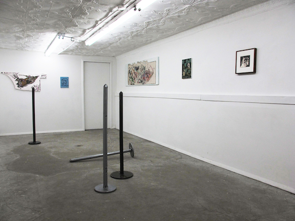  Installation view,&nbsp; Wallace Berman, Jeff Davis, Matthew Langan Peck, Sophie Stone ,&nbsp;STL, NY, 2015 