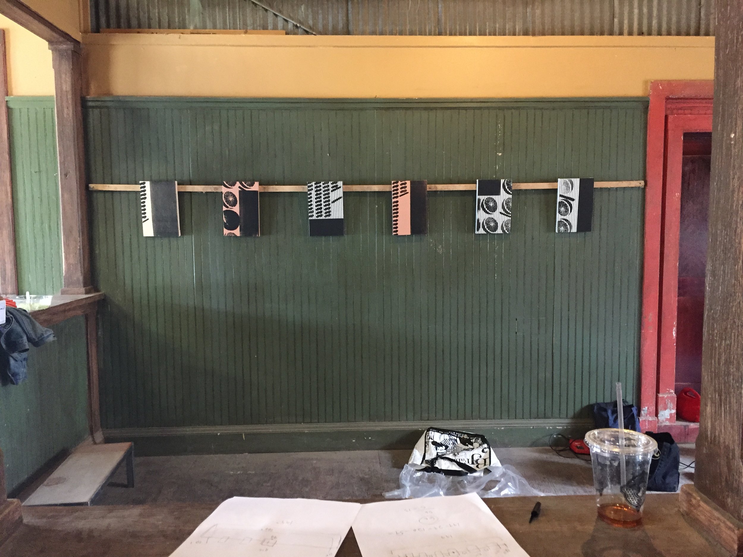  Installation view, Paramount Ranch, Los Angeles, 2015 