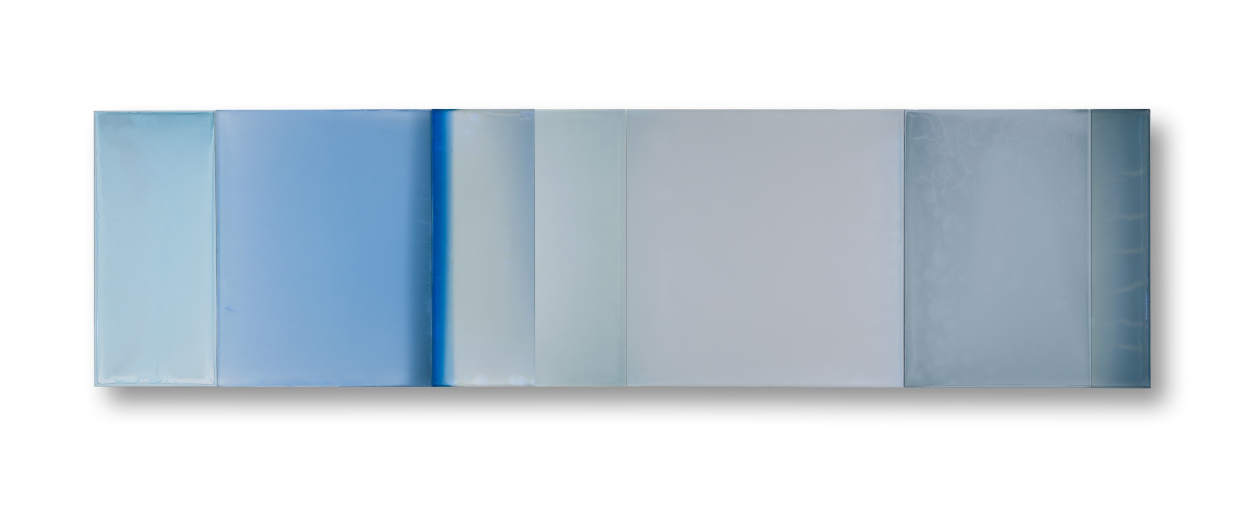   The middle is everything and everywhere  22"x 67" polymer on panel 2014 